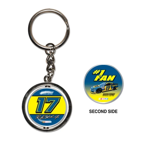 Ricky Stenhouse Jr Wincraft #17 Best Buy #1 Fan Spinner Key Ring FREE SHIP Cover