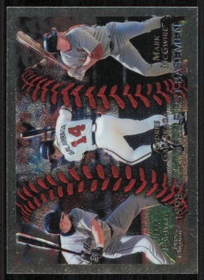 1999 Topps Chrome #450 Bagwell/Galar/McGwire AT - Image 1 of 2