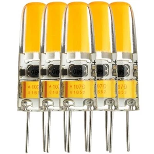 5Pack G4 LED Single Ended Bi-Pin Base Light Bulb, 1.5W (15W), 3000K, 12V - Picture 1 of 1