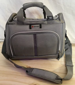 Delsey Gray Carry-On Weekender Travel Duffle Gym Overnight Bag - Picture 1 of 11