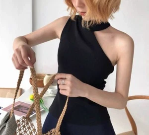 NEW SEXY Knitted Sweater Off Shoulder Turtleneck Female - Picture 1 of 8