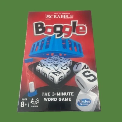 Hasbro Boggle From The Makers Of Scrabble - 3 Minute Word Game Brand New Sealed - Image 1 of 4