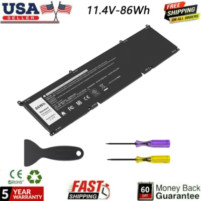 CHARGEYOURLIFE 86Wh 69KF2 Battery For Dell XPS 15 9500 Precision 5550 Alienware M15 M17 NEW