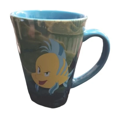 Disney The Little Mermaid Flounder I Am Not A Guppy Mug  Preloved VGC - Image 1 of 2