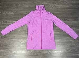 Chaqueta Lululemon In Stride Cremallera Completa Jaspeada Violeta Talla 8? Medidas mostradas - Imagen 1 de 8