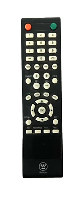 Controle remoto de TV Westinghouse modelo RMT-24 em bom estado e IR testado, original do fabricante - Imagem 1 de 4