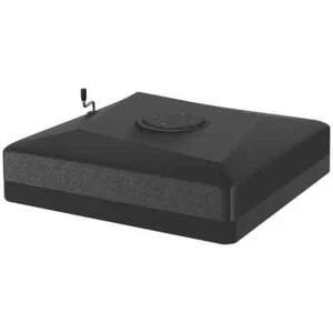 40 lbs. HDPE Patio Umbrella Base with Lift Wheel in Black - Picture 1 of 8