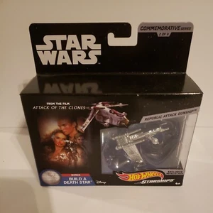 Hot Wheels Raumschiffe Star Wars Republic Attack Gunship Build Todesstern Kostenloser Versand - Bild 1 von 6