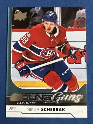 2017-18 Upper Deck Young Guns 494 Nikita Scherbak Montreal Canadiens - Image 1 of 2