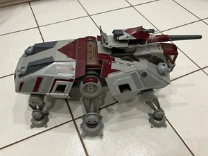 INCOMPLETE Star Wars Clone Wars AT-TE Walker 2008 Hasbro (Corrosion, WEAR) - Picture 1 of 21