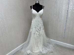 Muster Brautkleid - Allure Bridal Style 9961 - Größe 18 - sand/elfenbein Kleid - Bild 1 von 8