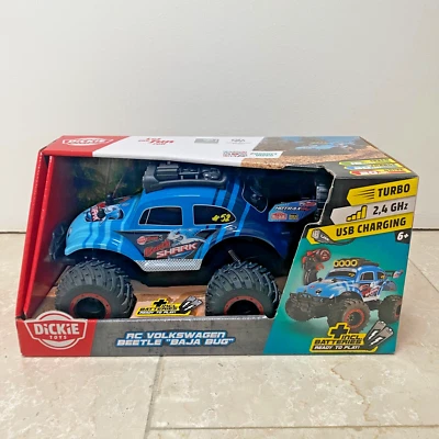 RC Auto Volkswagen Beetle Baja Bug 2.4GHz Turbo LED USB Akku Offroad Spielzeug - Bild 1 von 4