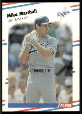 1988 Fleer #522 Mike Marshall - Image 1 of 2