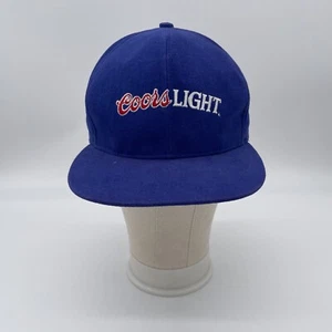 Rare Vintage ESPN Coors Light Hat Blue Snapback Trucker Cap Lightweight L@@k - Afbeelding 1 van 11