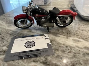 Harley Davidson 1957 XL Sportster Franklin Mint Precision Models 1:10  8inch - Picture 1 of 9