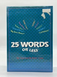 Vintage 25 Words Or Less 1996 Winning Moves Game Board #1006 NEW SEALED USA Made - Picture 1 of 6
