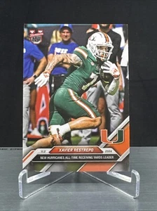2024 XAVIER RESTREPO PRC -Bowman U Now - All Time Receiving Yards - Picture 1 of 2