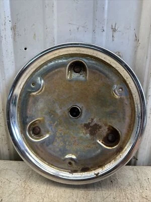 1956 Ford Crown Victoria Fairlane T/Bird Tail Light Chrome Housing Original - Image 1 of 3