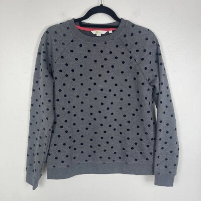 Sudadera Boden Mujer XS Gris Renee Lunares Crew Suéter Lunares Texturizados Foto 1 de 4