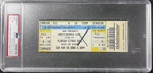 Ric Flair WrestleMania XXIV 3/30/08 Full Ticket Retirement Match PSA 8 POP 1 - Picture 1 of 2