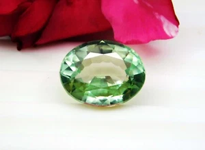 8.72 Ct Natural Muzo Mine Colombian Emerald Oval Cut Certified Loose Gemstone - Picture 1 of 5