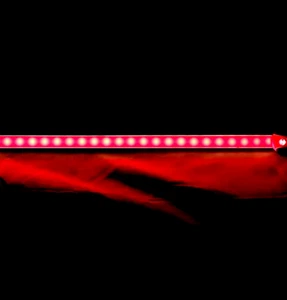 ROTE LED KABINE INNENLICHTLEISTE 500MM 12/24V ALUKOFFER FÜR LKW LKW VAN - Bild 1 von 3