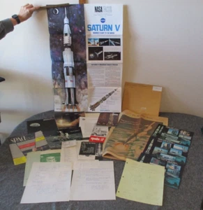 NASA PRIMI DISEGNI APOLLO/SATURNO RARO LIBRETTO LUNA - GRAFFETTA TENUTA SCIENZIATA - Foto 1 di 24