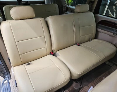 FUNDAS ASIENTO INTERMEDIAS AJUSTE PERSONALIZADO CUERO FORD EXCURSION 2000-2005 13 COLORES Foto 1 de 4
