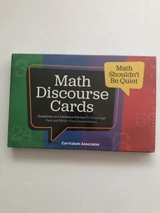 Math Discourse Cards - Encourage Peer & Whole Class Conversations - Picture 1 of 2