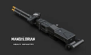 Paz Vizsla Heavy Infantry Mandalorian Blaster Kit Full Size -Screen Accurate - Picture 1 of 12