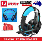 Stereo Gaming Headset For Ps4 Pc Xbox Noise Cancelling Headphones Mic Led Light