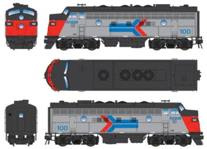 Intermountain N EMD F7A Amtrak AMTK #100 DCC/SND LED 69234S-01 - Picture 1 of 1