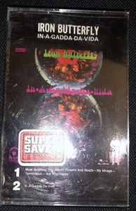 Iron Butterfly ~ In-A-Gadda-Da-Vida ~ Sealed psych Cassette 1968 - Picture 1 of 5