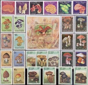 VIETNAM 1983,1987,1991,1996 & 2001 PILZSAMMLUNGEN/NATUR, POSTFRISCH, GELOCHT  - Bild 1 von 1