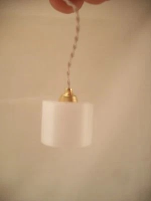 Lámpara Colgante Moderna LED Luz 2316 Batería Reemplazable Casa de Muñecas Escala 1/12  Foto 1 de 2