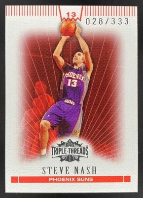 Steve Nash 2007-08 Topps Triple Threads /333 #13 Suns - Image 1 of 4