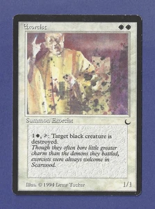 Magic The Gathering 1994 - Exorcista - Summon Exorcist - The Dark Magic The Gathering - Imagen 1 de 2