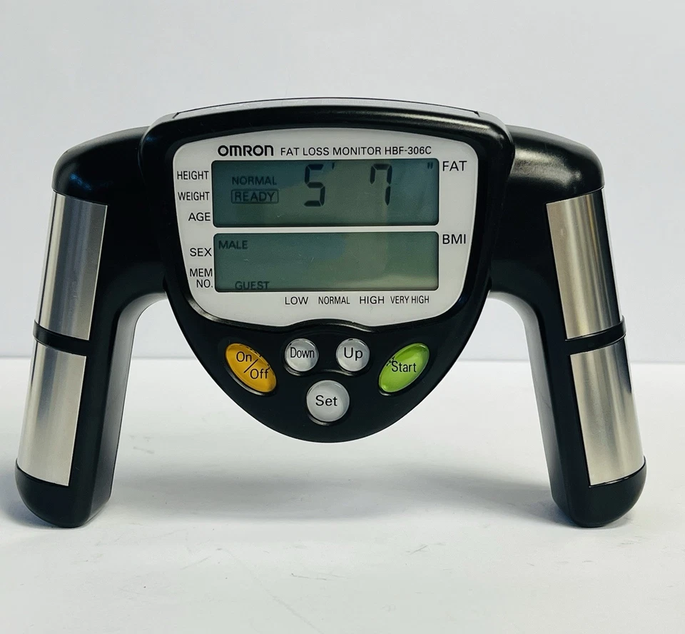 Monitor de pérdida de grasa portátil IMC portátil OMRON HBF-306CN probado funcionando Foto 1 de 3