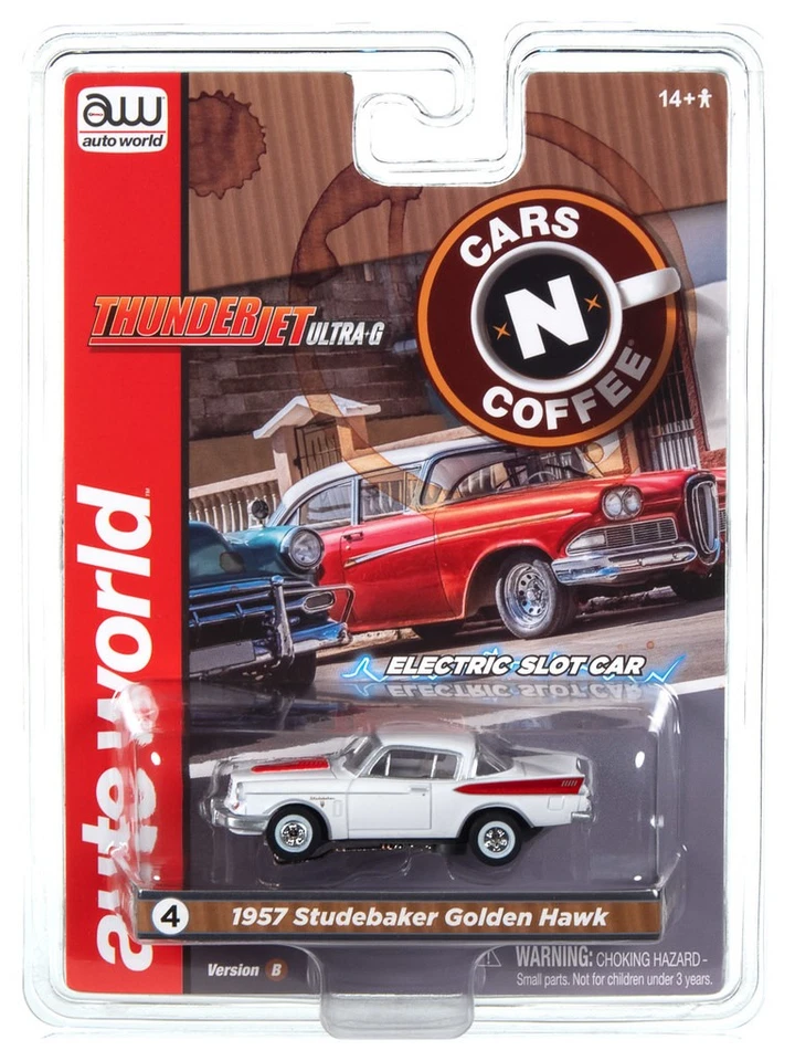 Трассовая автомодель AW Thunder Jet Cars N Coffee SC392 R2 1957 Studebaker Golden Series B - Изображение 1 из 1