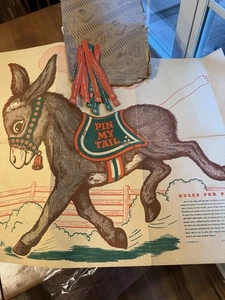 Vintage Pin The Tail On The Donkey  - Bild 1 von 11