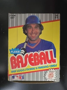 1989 Fleer Baseball Wax Box BBCE FASC Case Code 90091 Ripken FF Error Code - Picture 1 of 3