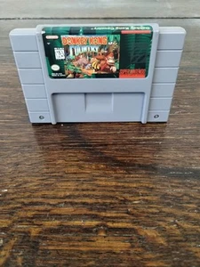 Donkey Kong Country (Super Nintendo SNES, 1994) Authentic Tested Cart Only - Picture 1 of 10