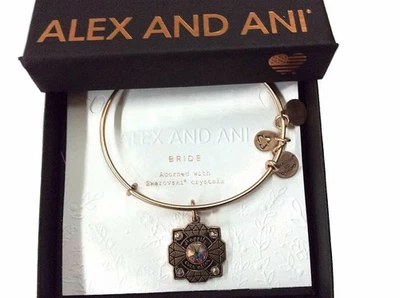 Alex And Ani Braut Armreif Armband Rafaelian Rose Gold Nwtbc - Bild 1 von 4