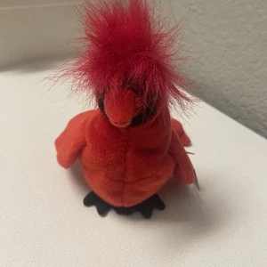 TY Beanie Baby Mac the Cardinal Bird Neu mit Etikett 1999 - Bild 1 von 6