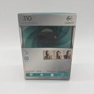 Kamera internetowa Logitech C310 HD czarna 720p 960-000585 nowa - Zdjęcie 1 z 6