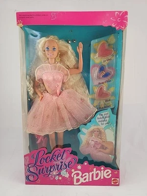 Vintage 1993 Barbie Locket Surprise Doll Mattel #10963  - Image 1 of 4
