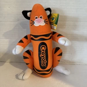 2008 Crayola Color Orange Tiger Plush Stuffed Toy Crayon Nanco 9” - Picture 1 of 5