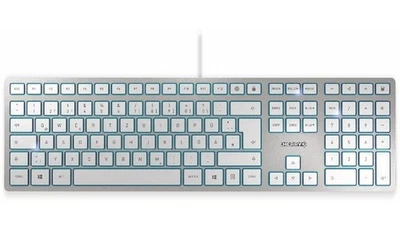 CHERRY Tastatur KC 6000 Slim, silber - Bild 1 von 2