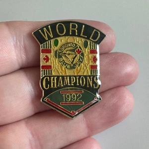 Vintage Toronto Blue Jays 1992 World Champions Enamel Lapel Pin Balloons - Picture 1 of 3