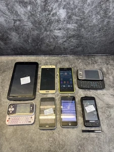 Job Lot 8x Mobile Phones/Tablet Faulty Bundle - Read Description. - Picture 1 of 4
